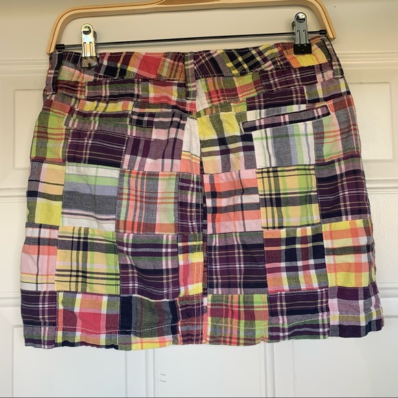 •Old Navy• Girl’s Plaid Madras Mini Skirt-Size 16 - Picture 6 of 10
